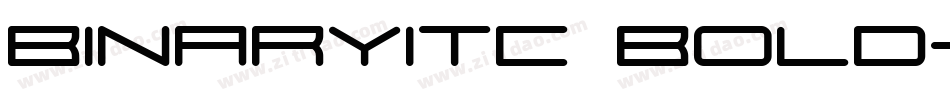 BinaryITC Bold字体转换